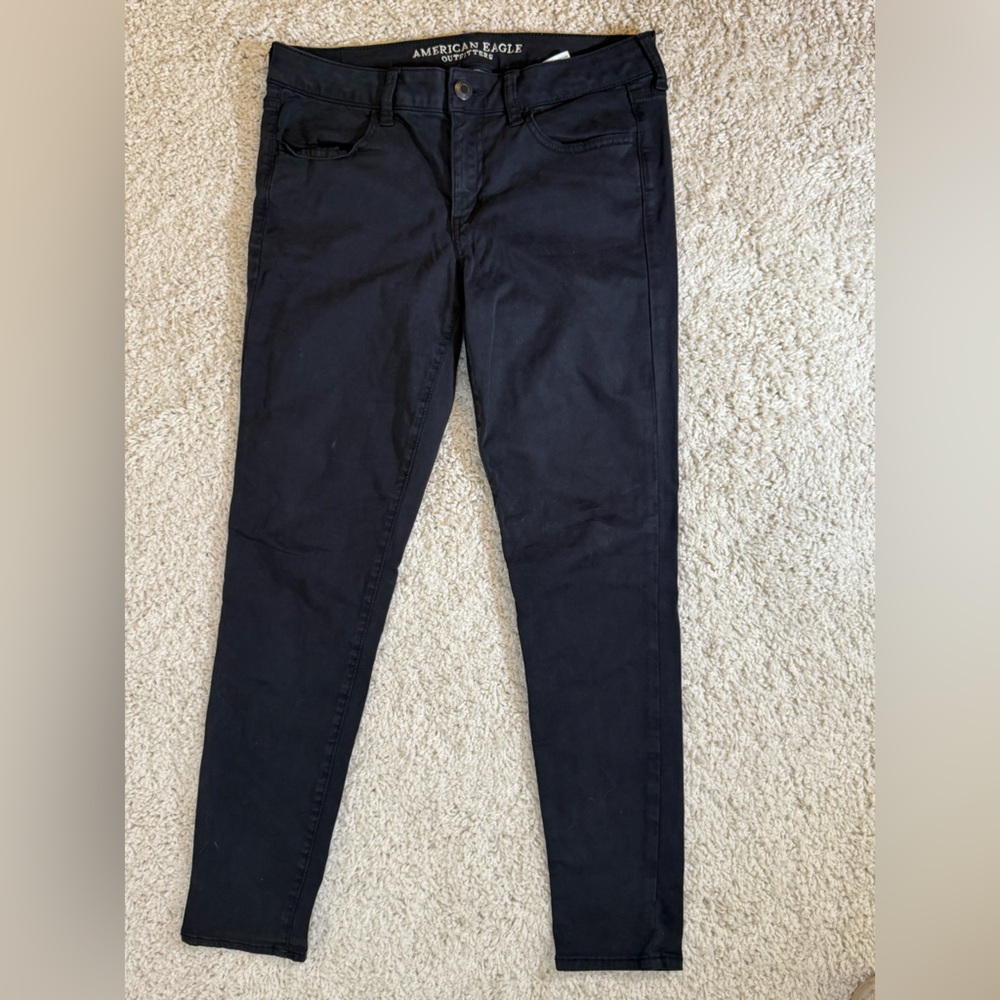 American Eagle Outfitters Black Jeggings Slim Fit